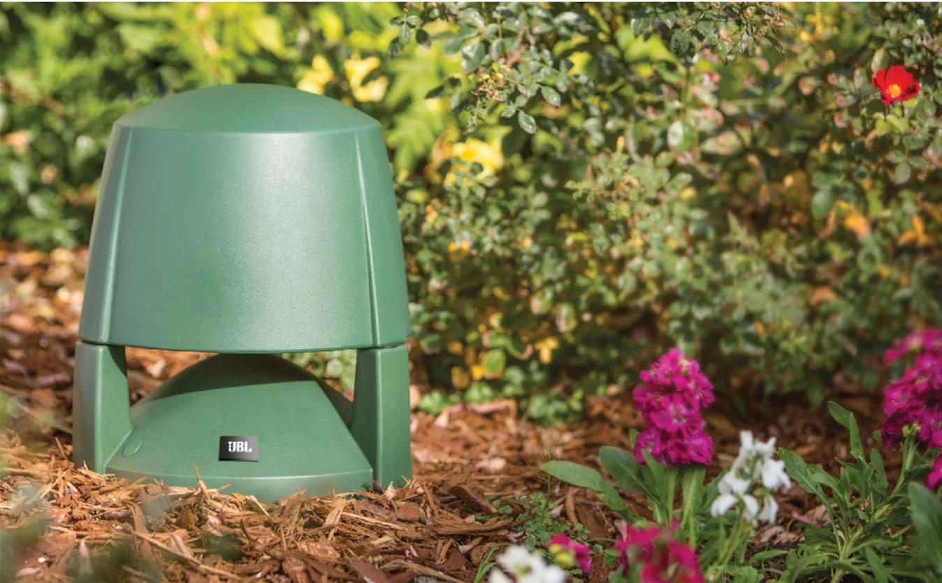 بلندگوی فضای باز JBL Professional Control 88M، دو طرفه کواکسیال، طرح قارچی، مناسب محوطه سازی و معماری، ضد آب، 8 اینچ، صدای 360 درجه. فروش به صورت تکی. سبز