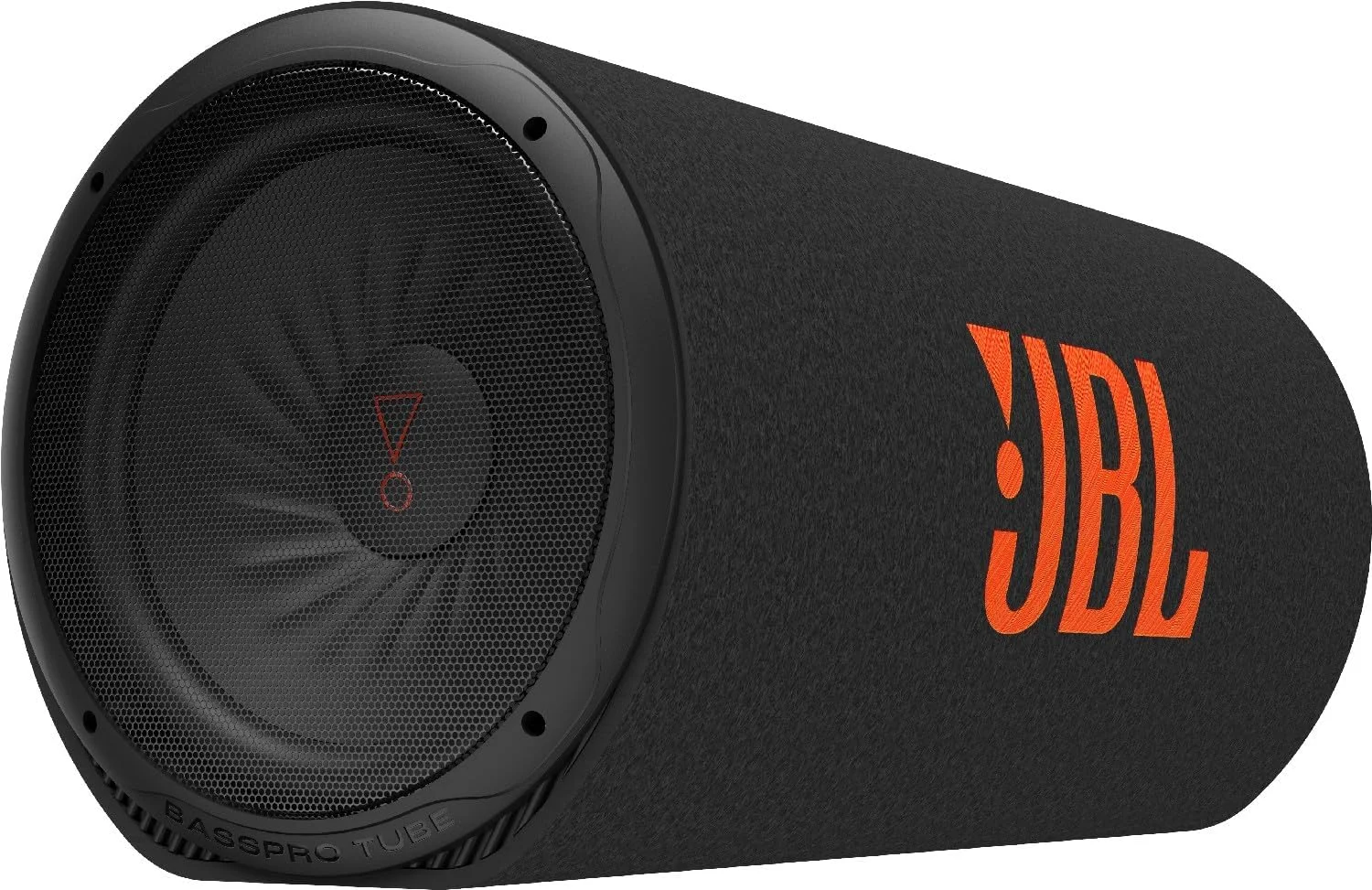 ساب ووفر اکتیو لوله ای 12 اینچی 30 سانتی متری JBL BassPro، باکس باس لوله ای با آمپلی فایر کلاس D با حداکثر توان 450 وات، تقویت کننده باس قدرتمند، راه حل کامل، پورت لغزشی باس عمیق ثبت شده، کنترل از راه دور