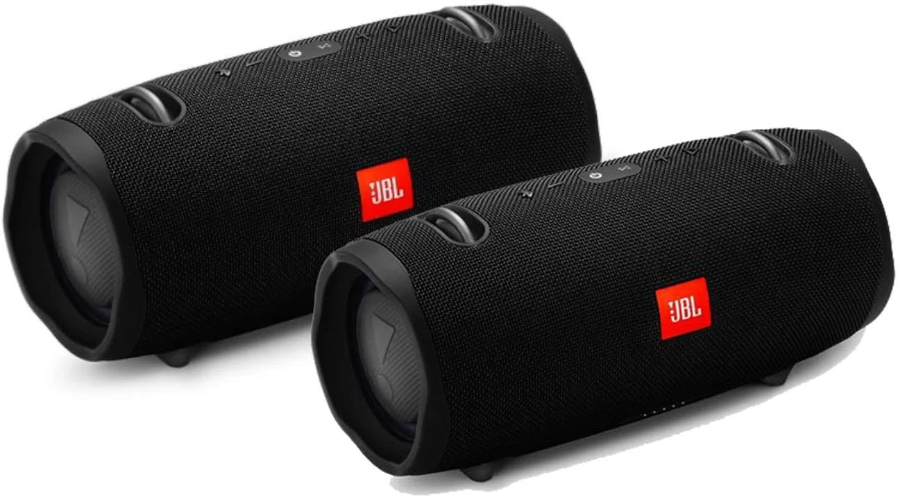 اسپیکر بلوتوثی بی سیم قابل حمل JBL Xtreme 2 - جفت (مشکی)