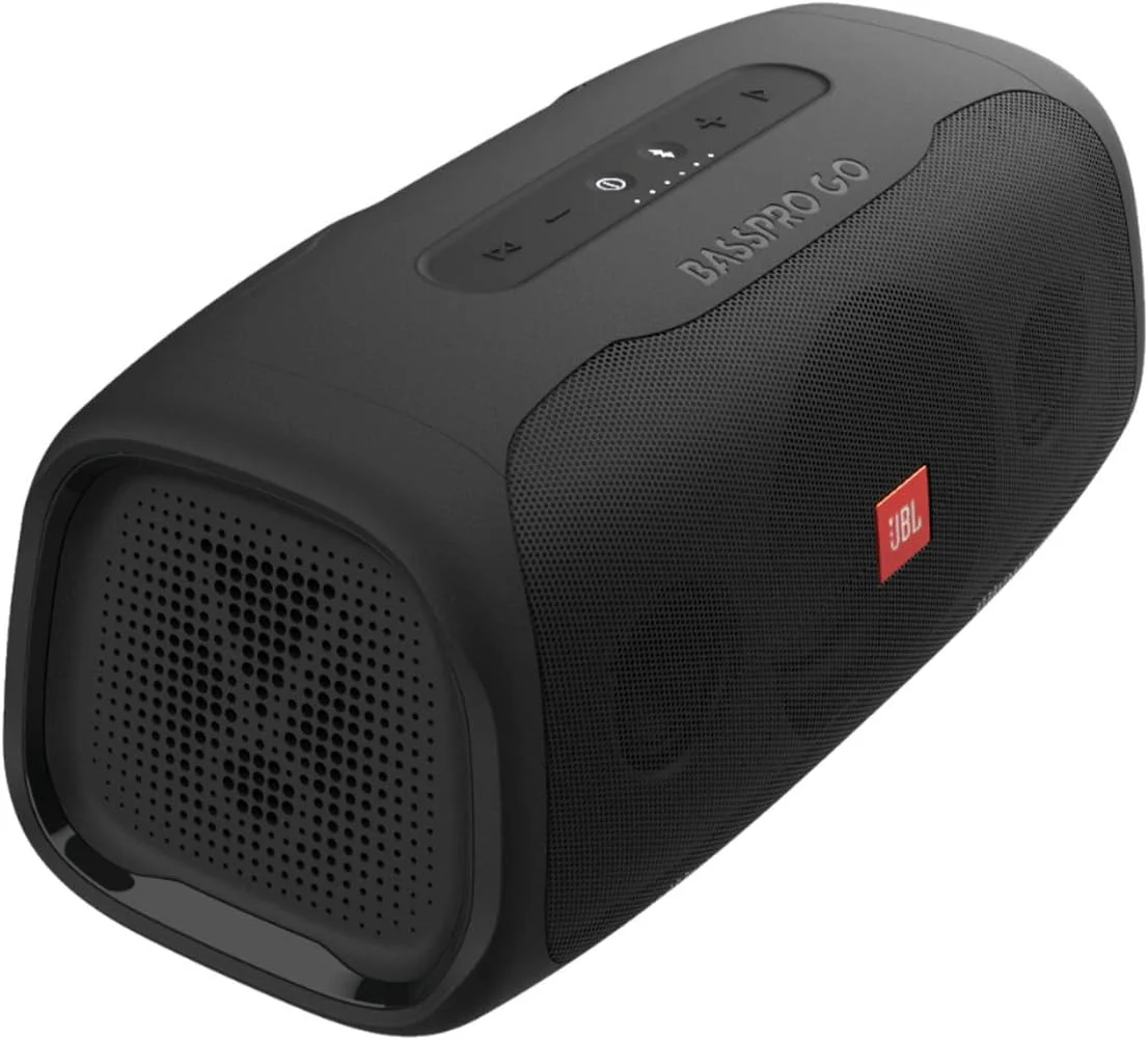 JBL BassPro Go - ساب ووفر قدرتمند داخل خودرو و بلندگوی بلوتوثی قابل حمل، مشکی JBL BassPro Go - ساب ووفر قدرتمند داخل خودرو و بلندگوی بلوتوثی قابل حمل، مشکی