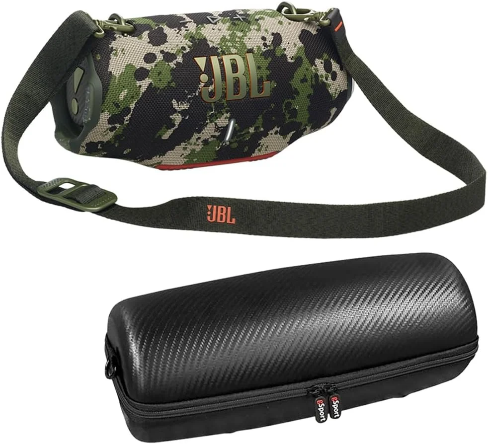 اسپیکر بلوتوثی JBL Xtreme 4 به همراه بند شانه و کیف gSport (طرح استتار)