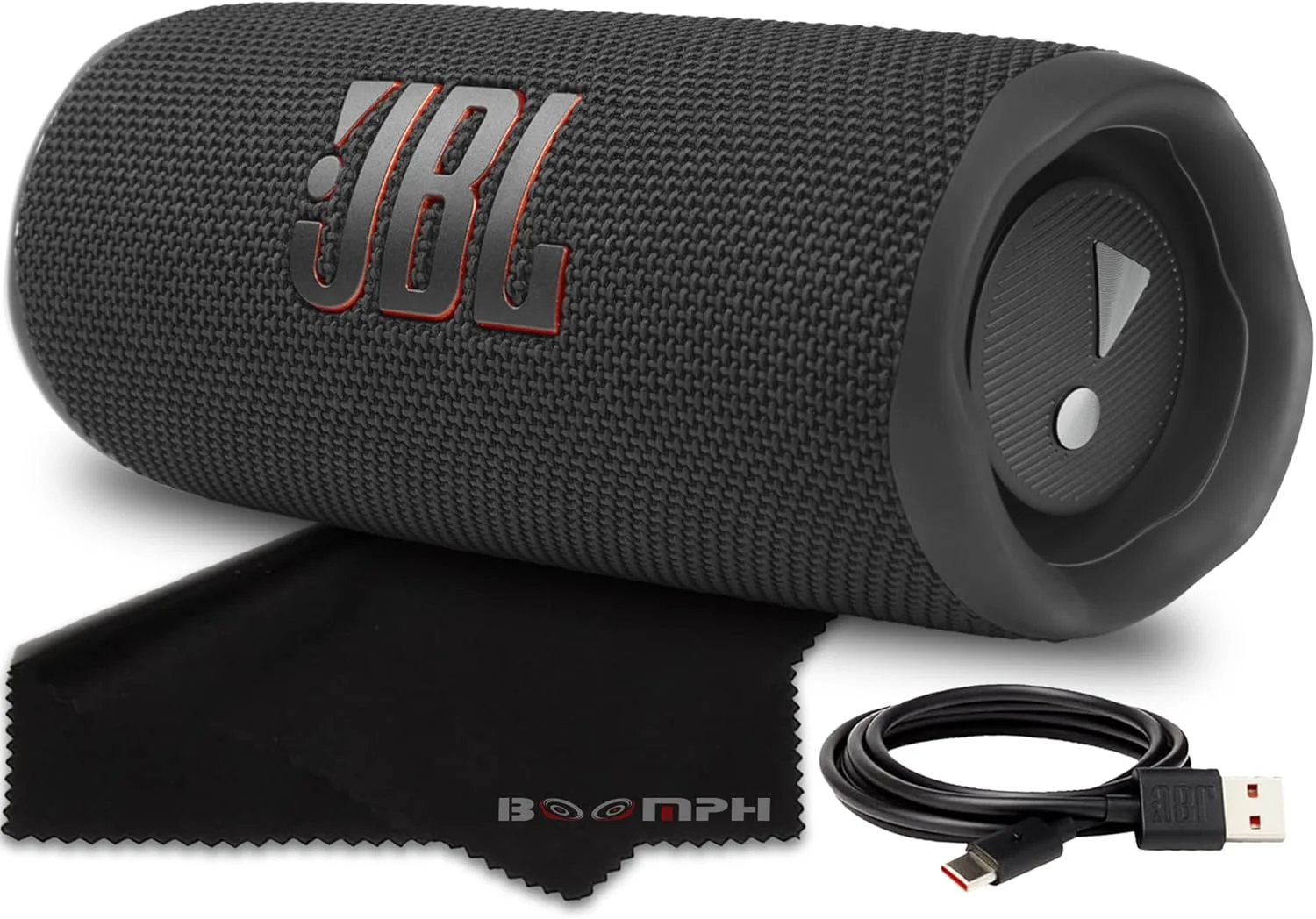 اسپیکر بلوتوثی بی سیم قابل حمل JBL Flip 6 با استاندارد IP67 ضد آب و گرد و غبار و باتری داخلی - مشکی - راه حل جامع پارچه ای با کارایی بالا برای تجربه شما