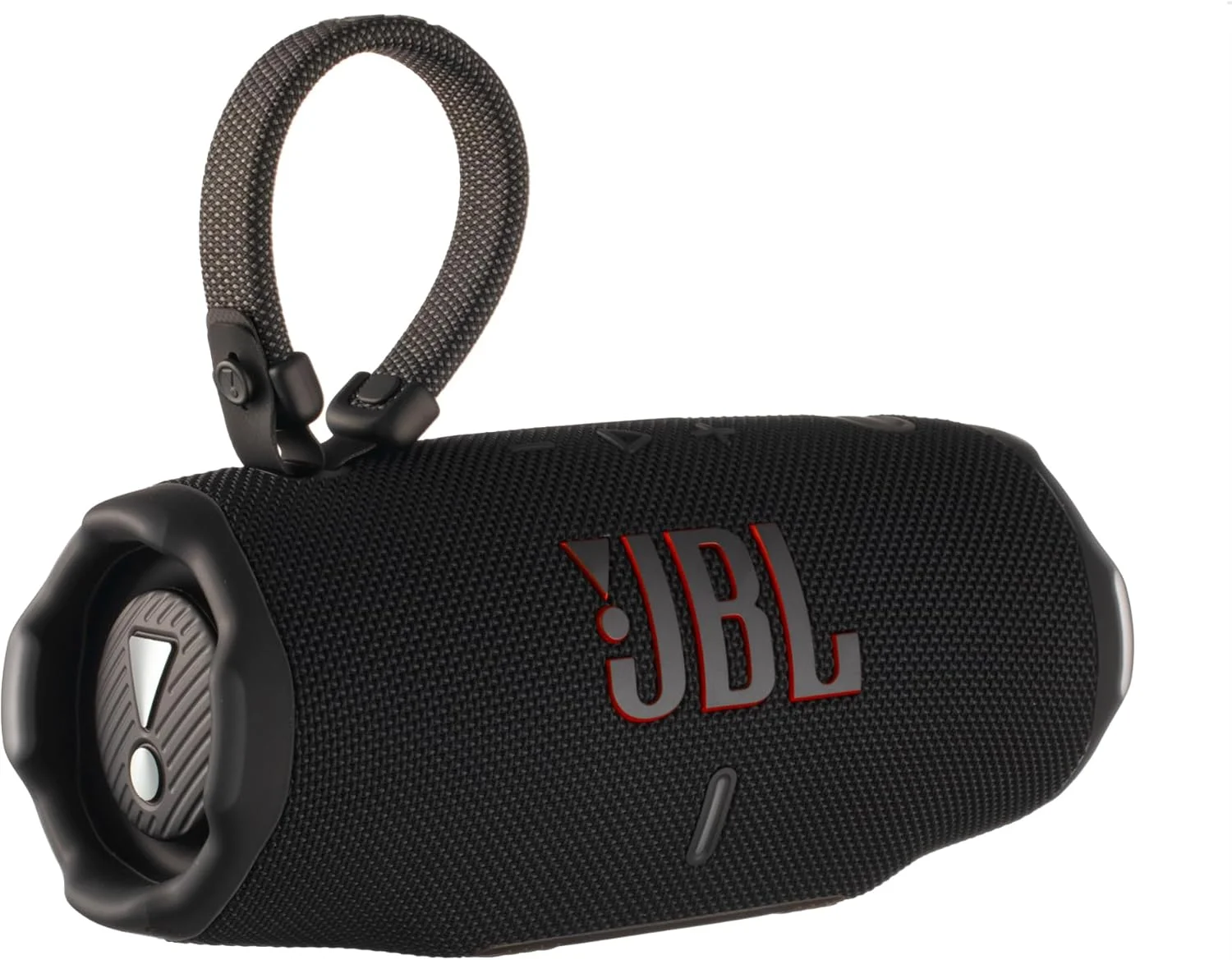 اسپیکر بلوتوثی قابل حمل JBL Charge 6 (مشکی) | ضد آب، ضد گرد و غبار و مقاوم در برابر ضربه IP68، صدای بی سیم در فضای باز | 28 ساعت پخش + کیف حمل