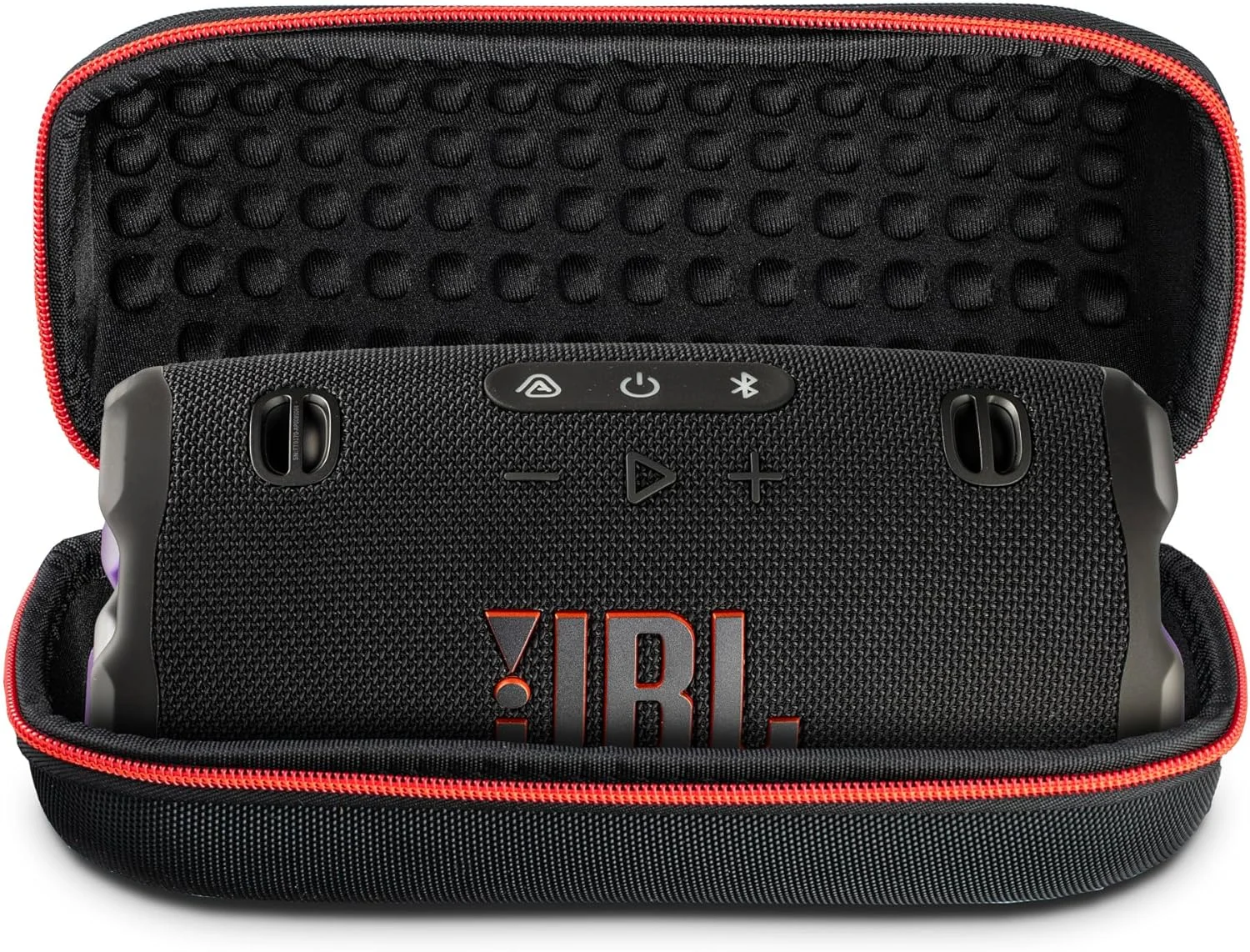 اسپیکر بلوتوثی قابل حمل JBL Charge 6 (مشکی) | ضد آب، ضد گرد و غبار و مقاوم در برابر ضربه IP68، صدای بی سیم در فضای باز | 28 ساعت پخش + کیف حمل