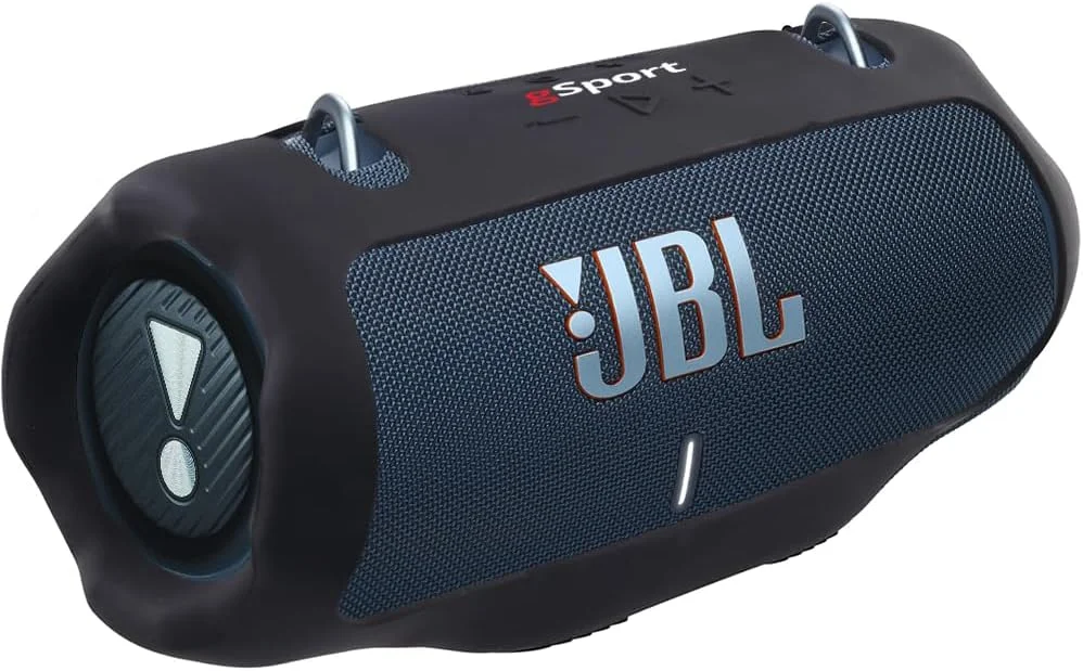 اسپیکر بلوتوثی JBL Xtreme 4 به همراه بند شانه و روکش سیلیکونی gSport (آبی) اسپیکر بلوتوثی JBL Xtreme 4 به همراه بند شانه و روکش سیلیکونی gSport (آبی)