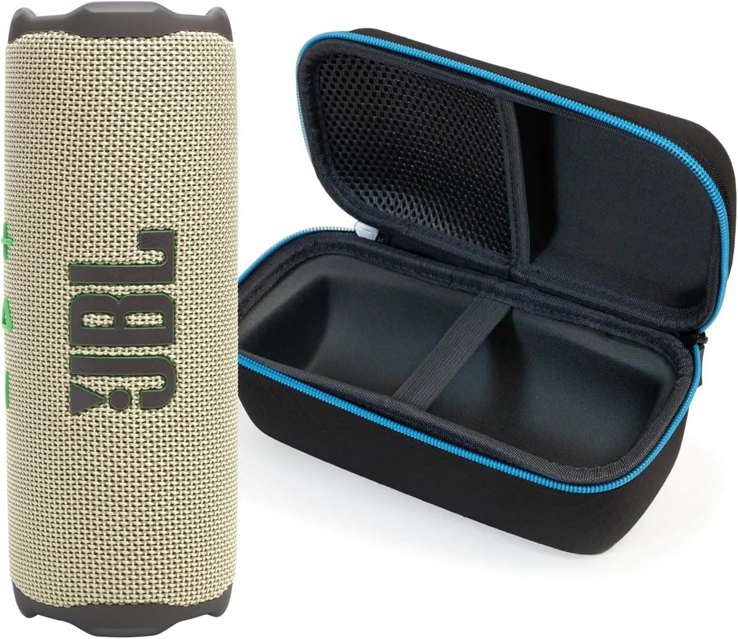 جی بی ال فلیپ 7 (ماسه ای) + بسته با کیف محافظ هارد شل divvi! (مشکی) جی بی ال فلیپ 7 (ماسه ای) + بسته با کیف محافظ هارد شل divvi! (مشکی)