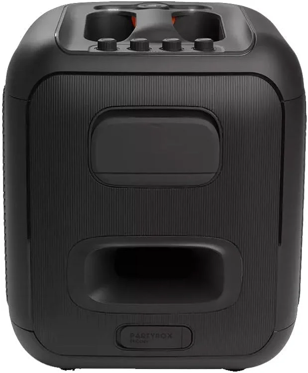 اسپیکر مهمانی قابل حمل JBL Partybox Encore با 2 میکروفون بی سیم دیجیتال، صدای قدرتمند 100 واتی، نمایش نور پویا