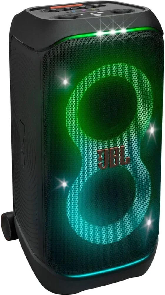 باندل اسپیکر مهمانی قابل حمل JBL PartyBox Stage 320 به همراه میکروفون سیمی داینامیک وکال JBL