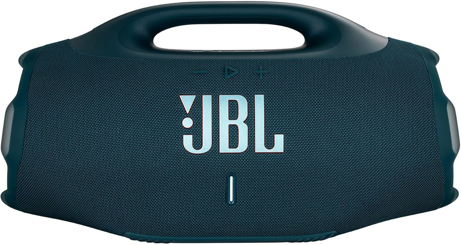 اسپیکر بلوتوثی قابل حمل جیبیال Boombox 4 (آبی) – صدای حرفهای قدرتمند، حالتهای بیس دوگانه، مقاوم در برابر آب و گرد و غبار IP68 (JBLBOOMBOX4BUAM) + کابل USB-C + پارچه میکروفایبر اسپیکر بلوتوثی قابل حمل جیبیال Boombox 4 (آبی) – صدای حرفهای قدرتمند، حالتهای بیس دوگانه، مقاوم در برابر آب و گرد و غبار IP68 (JBLBOOMBOX4BUAM) + کابل USB-C + پارچه میکروفایبر