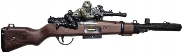 اسباب بازی تفنگ تیراندازی با صدا و نور TOY GARDEN - با باتری کار می کند، دارای جلوه های صوتی واقعی و چراغ های رنگارنگ، مناسب برای کودکان