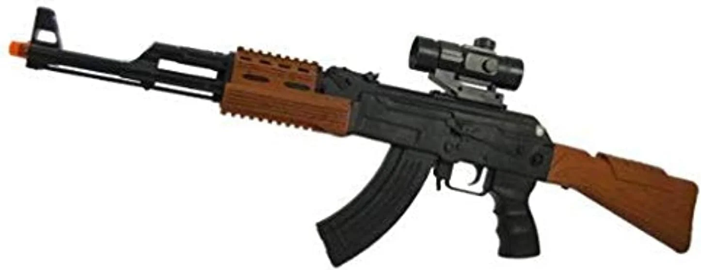 اسباب بازی تفنگ مسلسل تهاجمی تیم مامو خرسه 32 با نور و صدا