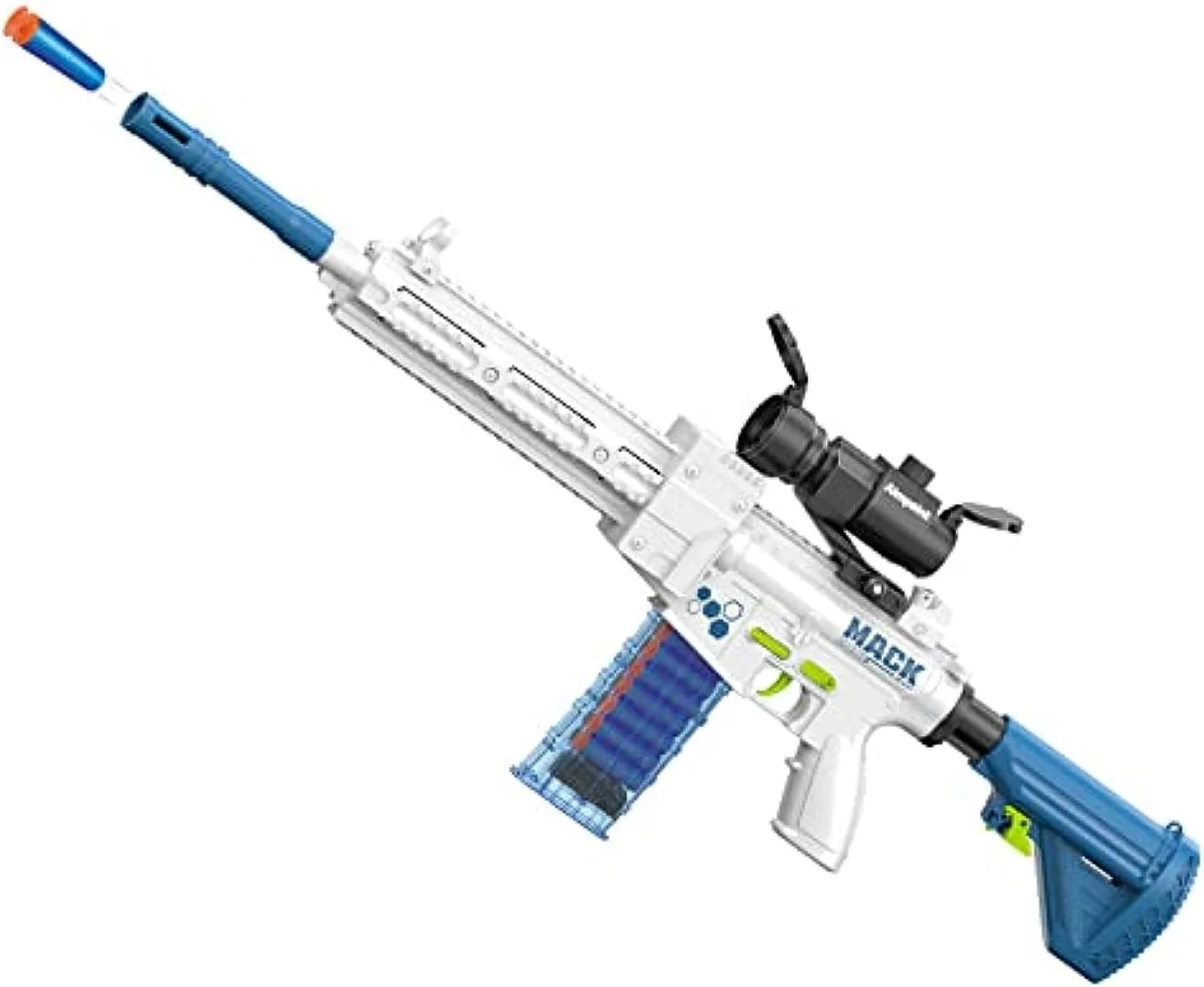 تفنگ اسباب بازی دستی M&J&DELEE، تفنگ با 12 تیر نرم، تفنگ اسباب بازی خشابی برای پسران، هدیه ای خاص برای کودکان