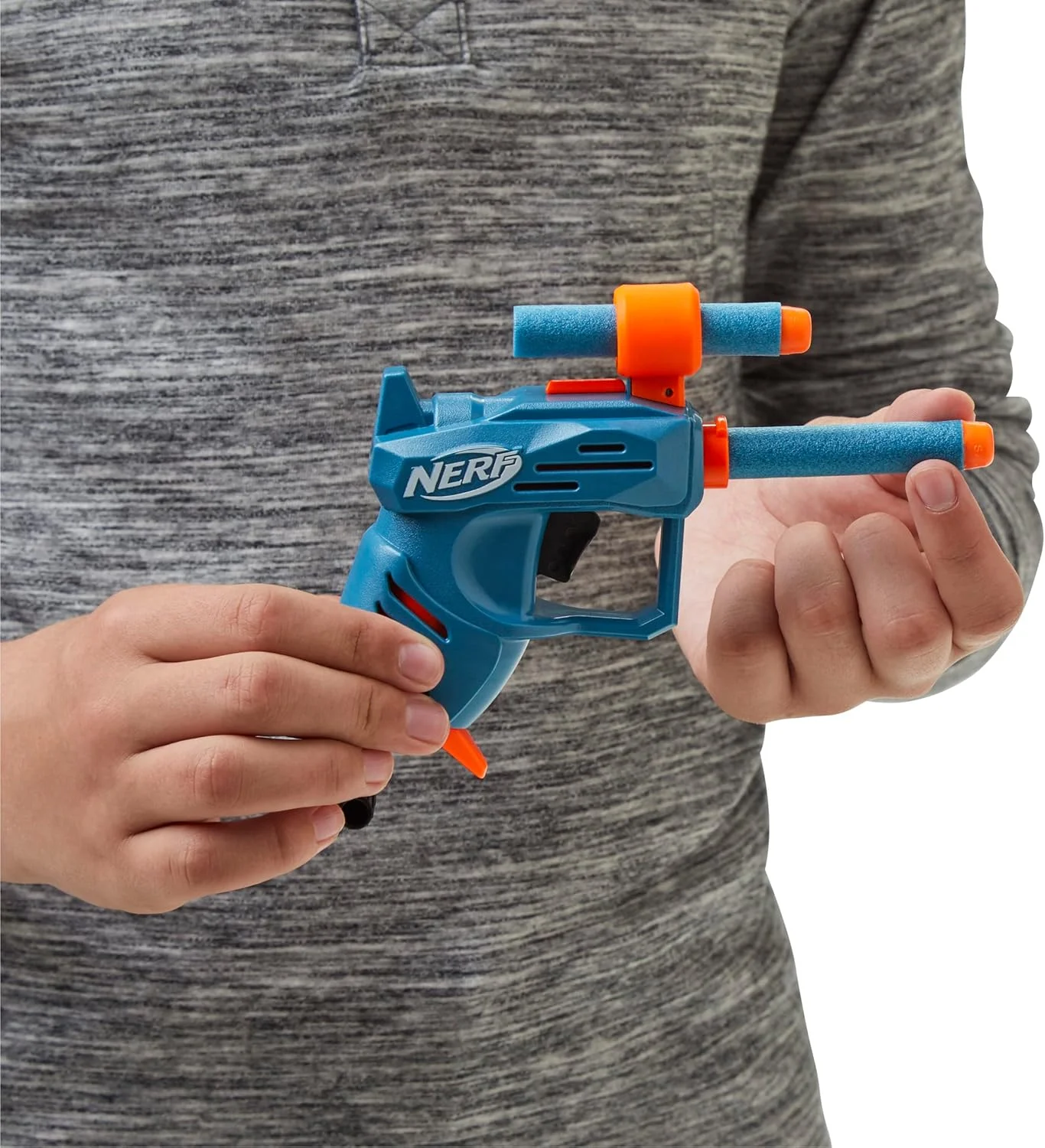 تفنگ پرتابی NERF Elite 2.0 Ace SD-1، شامل 2 تیر Elite، دسته کششی، جایگاه یکپارچه برای 1 تیر