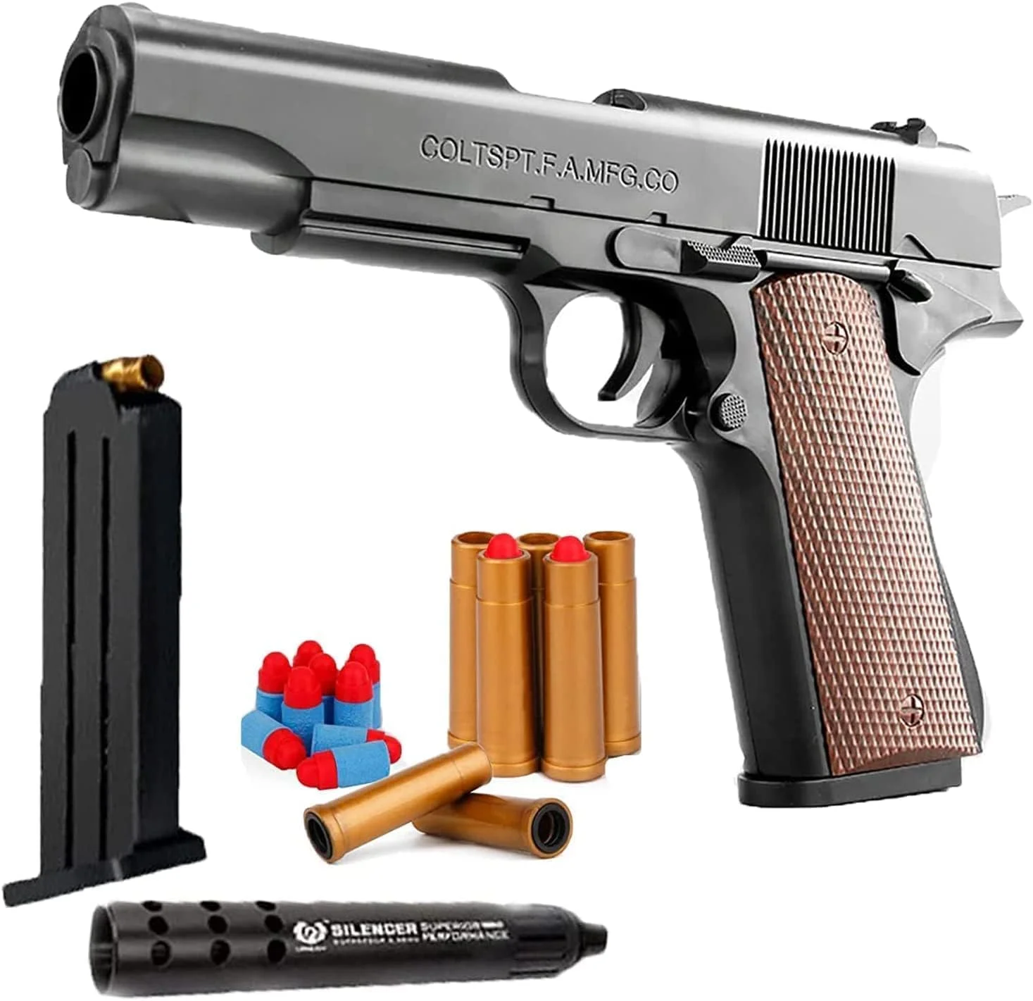 اسباب بازی تفنگ مدل 1911 با خشاب پران - هدیه ای خاص برای سرگرمی