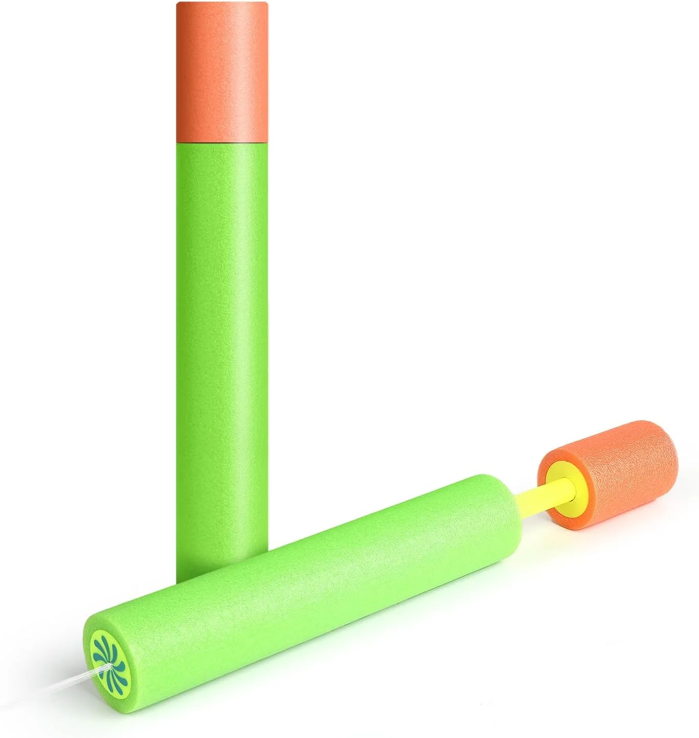 تفنگ آب پاش فومی Baytion، بسته 2 عددی، اسباب بازی استخری مناسب برای پسران، دختران و بزرگسالان در استخرها و سواحل روباز (سبز)