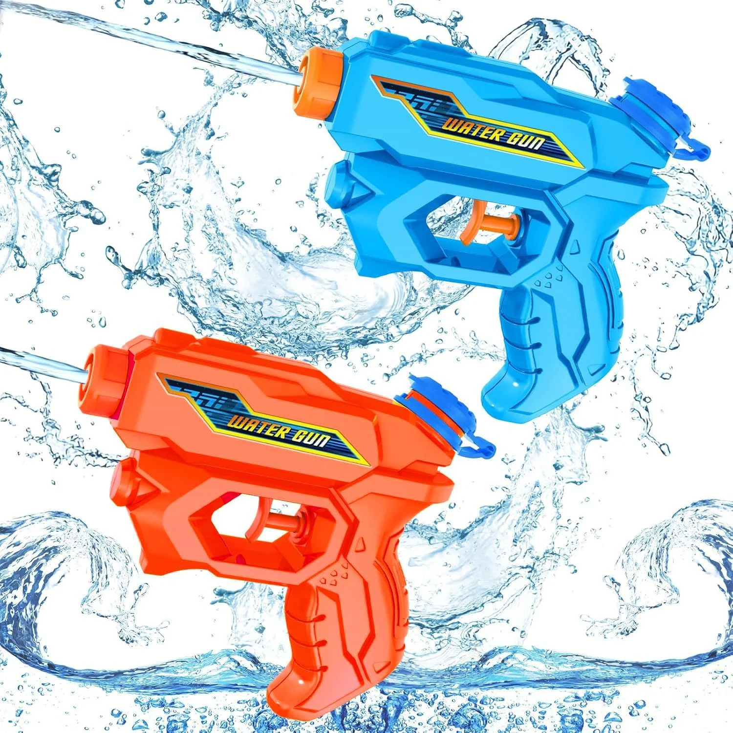 تفنگ آب پاش برای کودکان، تفنگ آب پاش کوچک، اسباب بازی های تفنگ آب پاش کوچک برای پسران دختران کودکان نوپا، اسباب بازی های تابستانی برای استخر شنا در فضای باز، اسباب بازی های مبارزه با آب ساحلی