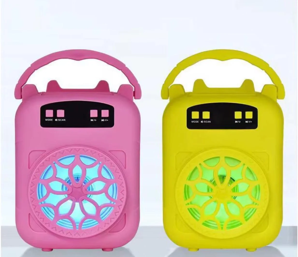 اسپیکر بلوتوثی قابل حمل TONR مدل HF-331 با رادیو FM، چراغ LED و قابلیت استند موبایل، چند رنگ اسپیکر بلوتوثی قابل حمل TONR مدل HF-331 با رادیو FM، چراغ LED و قابلیت استند موبایل، چند رنگ