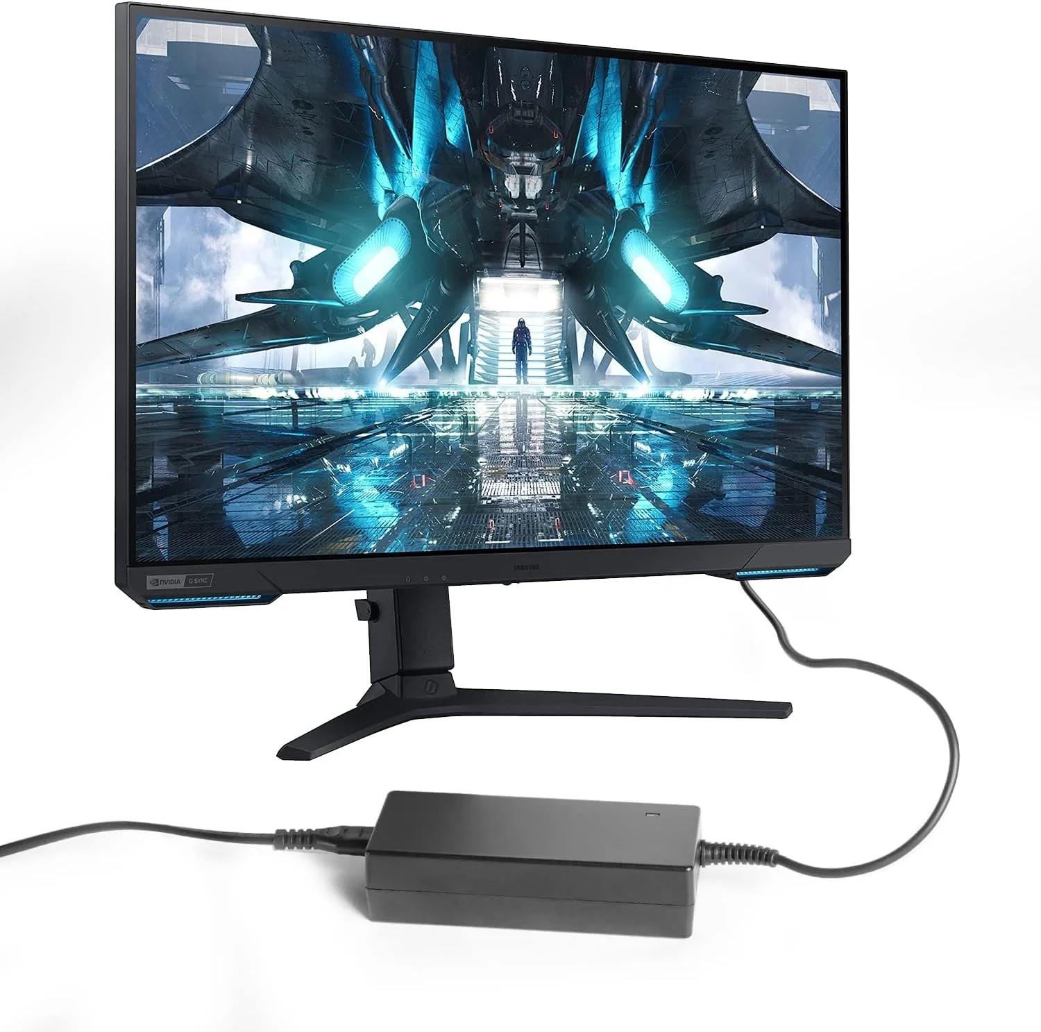 کابل منبع تغذیه 19 ولت TAIFU برای مانیتور گیمینگ سامسونگ Odyssey G5 27" 32" 34" AG700، تلویزیون سونی BRAVIA مدل KDL-50W700B KDL-50W800C KDL-48W650D KDL-48W600B KDL-50W800B، آداپتور ساندبار سونی سامسونگ