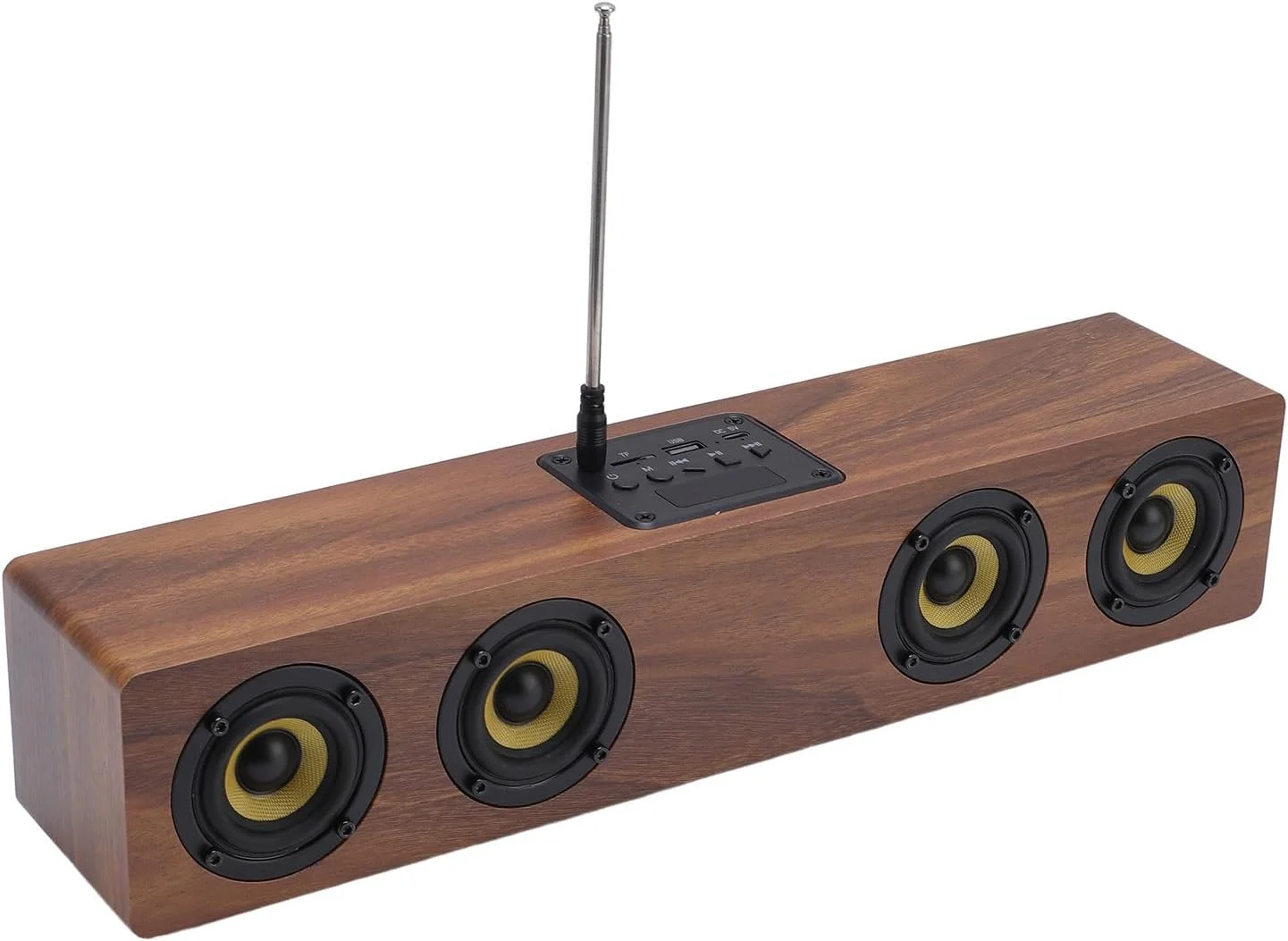 اسپیکر، اسپیکر بی سیم قابل حمل با USB AUX صدای فراگیر 360 درجه HiFi Bass MDF Resonance برای کامپیوتر لپ تاپ تلفن تبلت گیمینگ