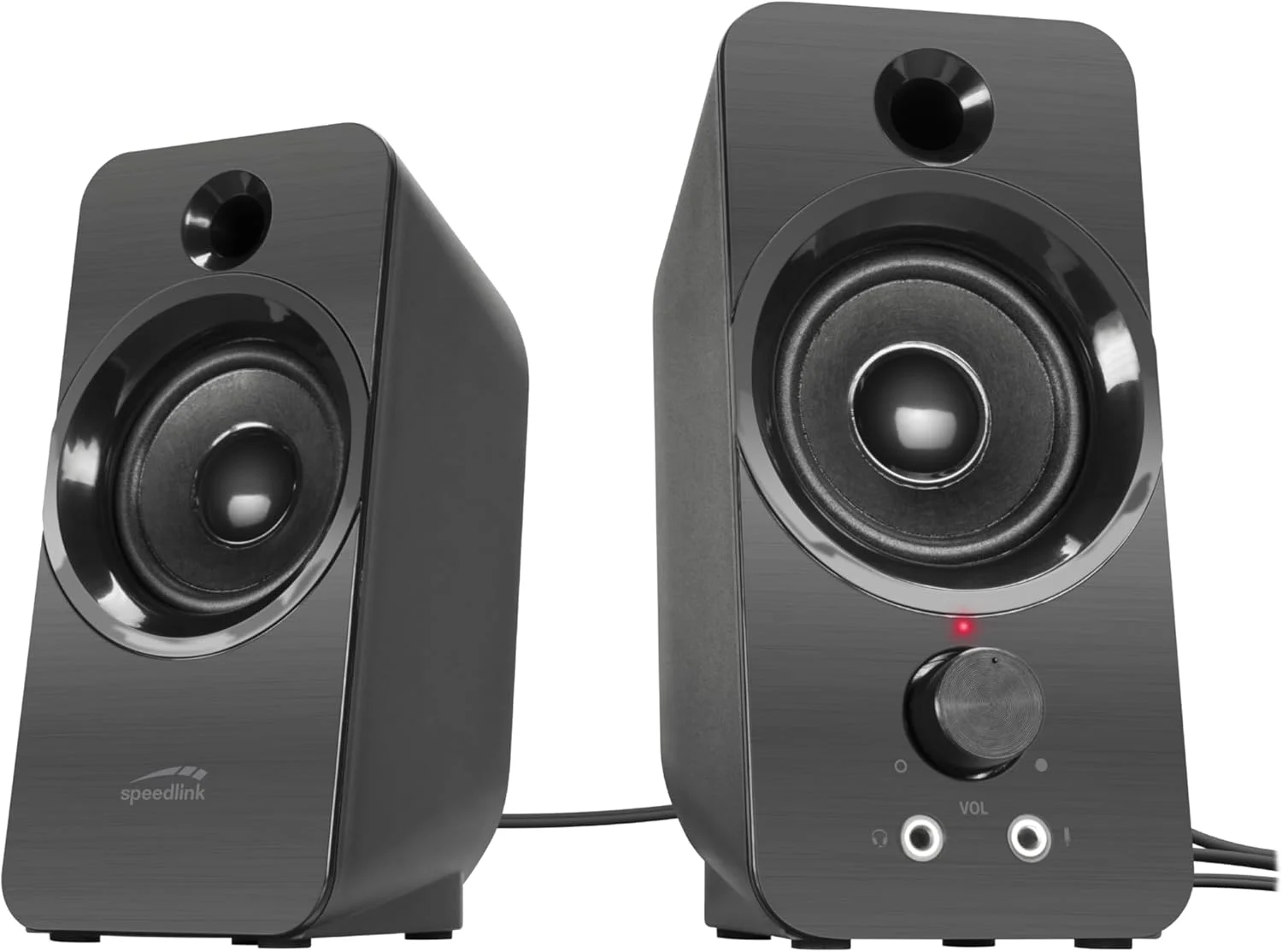 اسپیکر استریو USB خور Speedlink Daroc، جک استریو 3.5 میلی متری صدا، مشکی