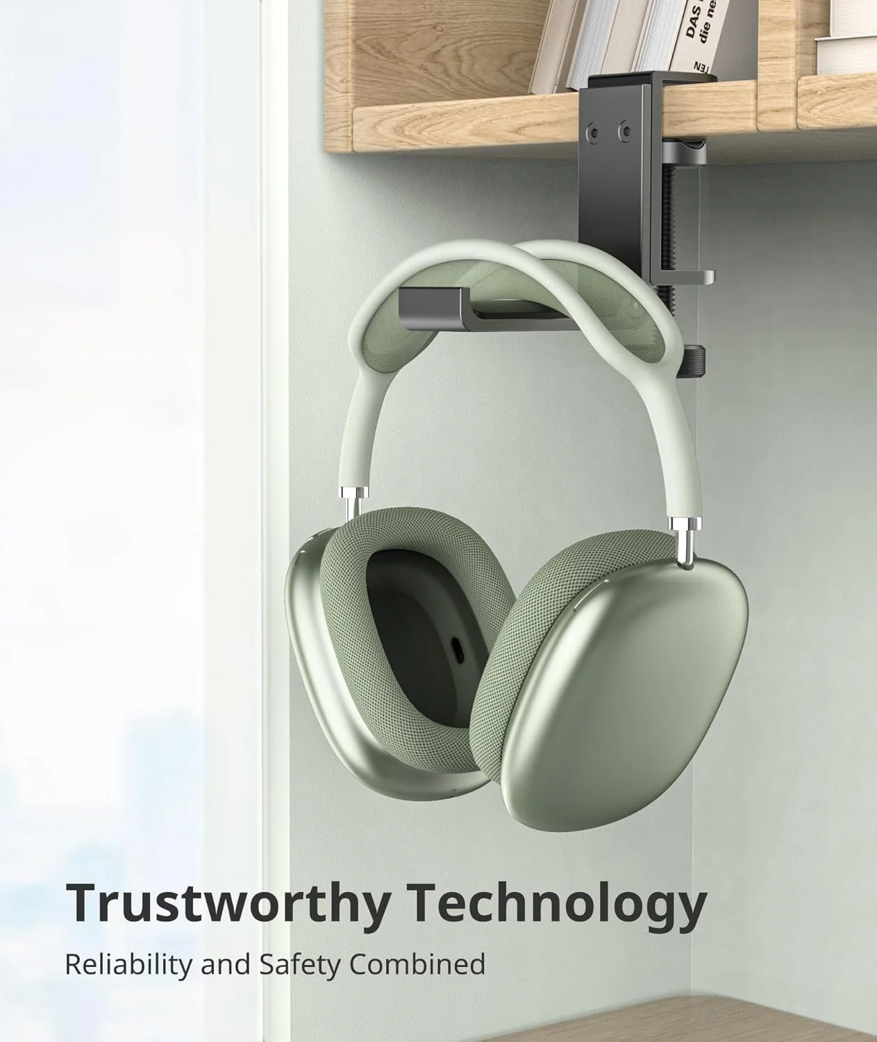 پایه نگهدارنده هدفون، پایه آلومینیومی صرفه جویی در فضا با تناسب جهانی برای لوازم جانبی کامپیوتر گیمینگ