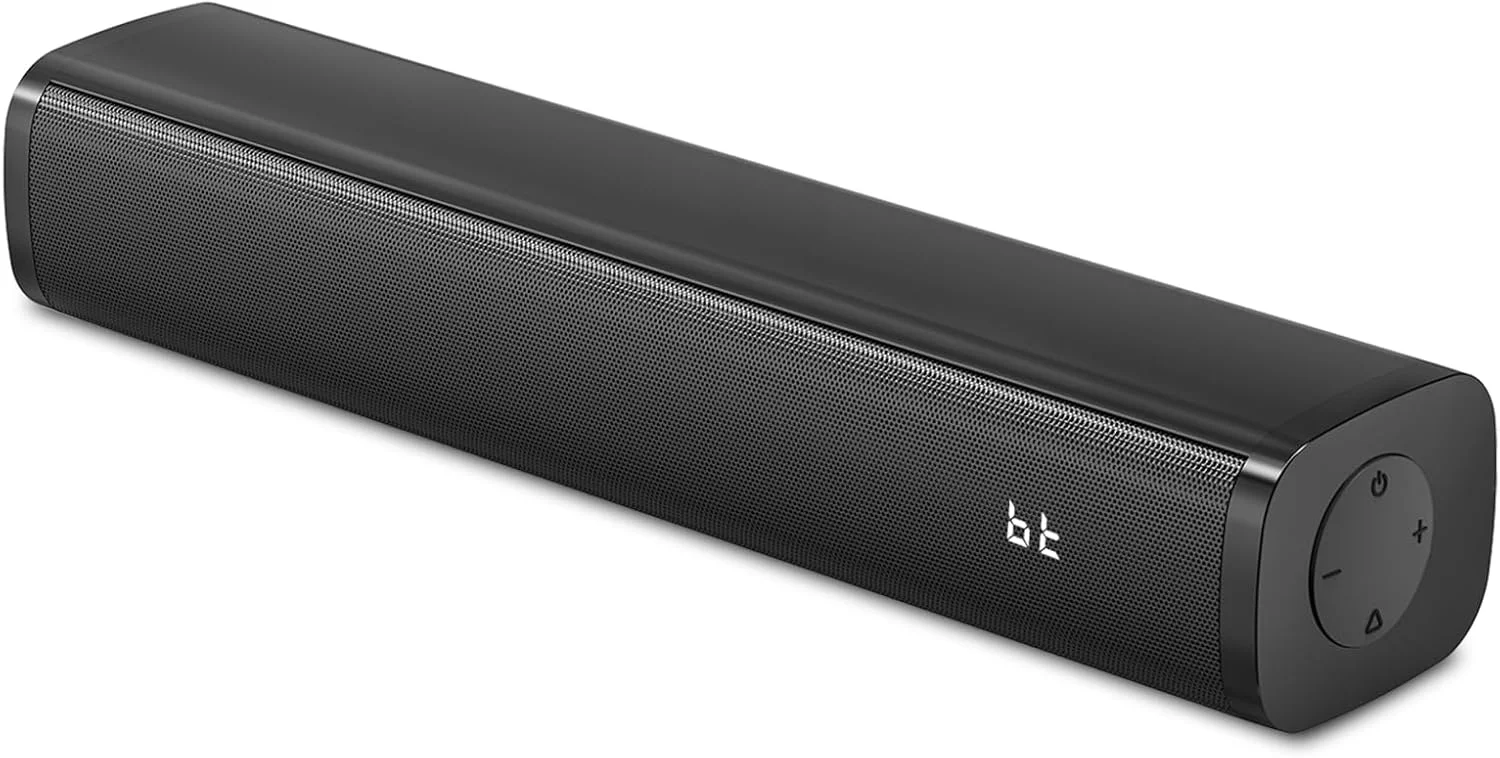 اسپیکر ساندبار 2.1 کاناله WOGREE برای تلویزیون هوشمند با 6 سطح تقویت صدا، ساب ووفر داخلی، اسپیکرهای ساندبار بلوتوث 5.3 شانزده اینچی با اتصال ARC/Optical/AUX/USB، مدل S100