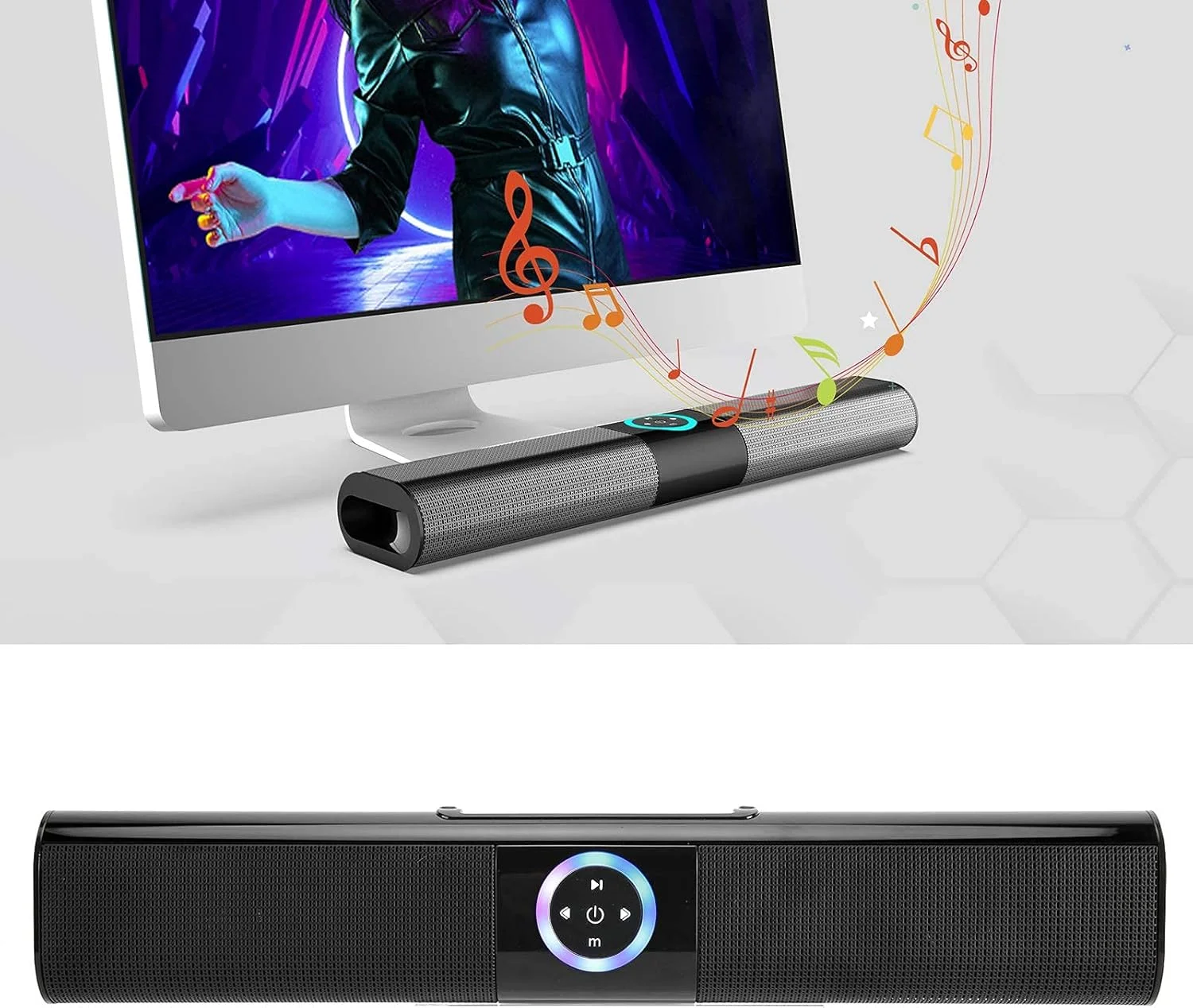 پخش کننده صوتی بی سیم بلوتوث نسخه 5.0 با پشتیبانی از ورودی صوتی 3.5 میلی متری/ کارت TF/ USB