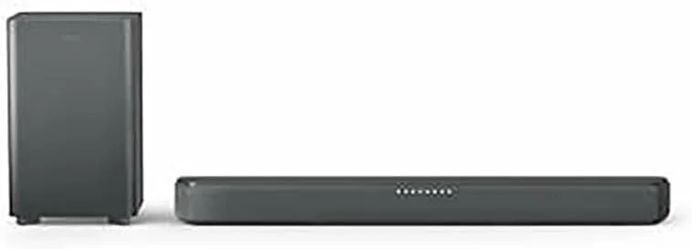 سیستم صوتی 2.1 کاناله فیلیپس مدل TAB5309/10 با ساب ووفر بی سیم، قابلیت نصب روی دیوار و بلوتوث 5.4