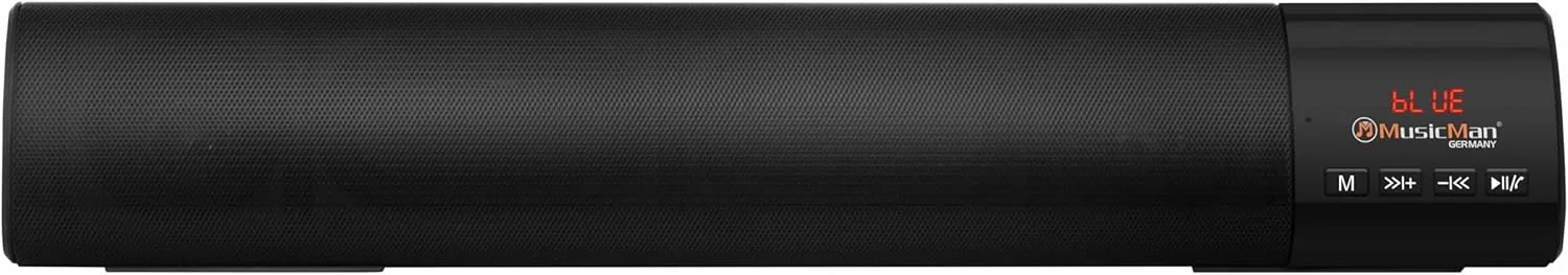 موزیکبار بلوتوث MusicMan با رادیو FM، درگاه USB، AUX، کارت MicroSD، نمایشگر LED LCD، پخش موسیقی و بلندگوی قدرتمند، باتری داخلی مدل BT-X54 موزیکبار بلوتوث MusicMan با رادیو FM، درگاه USB، AUX، کارت MicroSD، نمایشگر LED LCD، پخش موسیقی و بلندگوی قدرتمند، باتری داخلی مدل BT-X54
