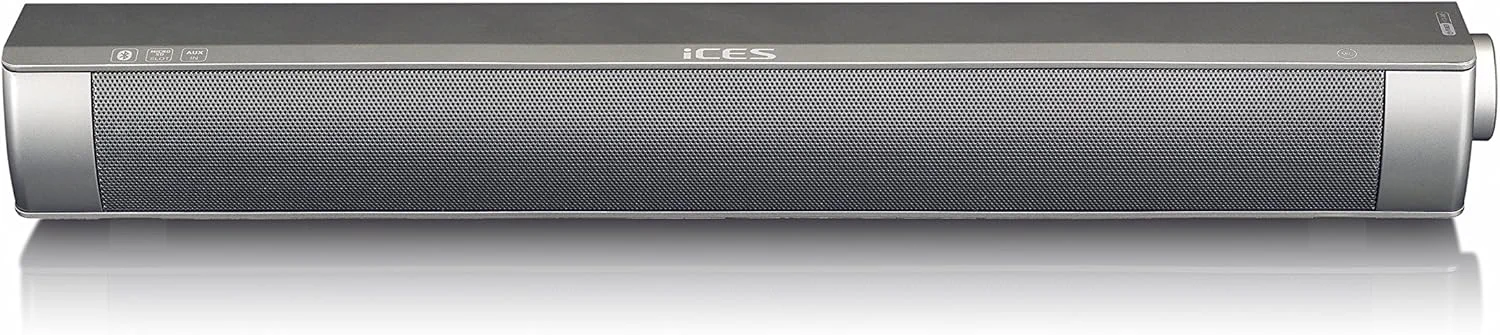 مینی ساندبار بلوتوث Lenco ICES ISB-020 با ورودی AUX و پخش کارت حافظه Micro SD