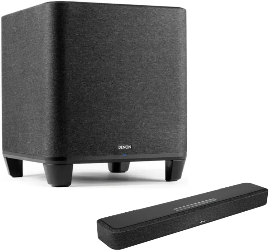 هومزاندبار HOMESB550E2 - 2.0 کانال HDMI بلوتوث HEOS Tidal Spotify TuneIn ساب ووفر انتخابی با ساب ووفر بی سیم خانگی HOMESUBBKE2 مشکی