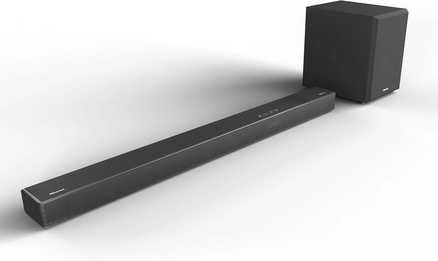 هیسنس (بازسازی شده) U5120G سیستم صوتی حرفه ای 5.1.2 کاناله به همراه ساب ووفر بی سیم، 510 وات، صدای Hi-Res، بلوتوث 4.2، انتقال 4K HDR، Type-C، HDMI ARC/Optical/AUX/USB