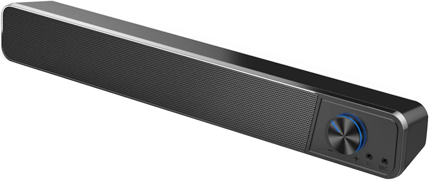 نوار صوتی سیمی و بی سیم، نوار صوتی تلویزیون بلوتوث، بلندگوهای صوتی نوار صوتی (4 درایور، بلوتوث، کابل نوری گنجانده شده، تنظیم باس) صدای فراگیر سه بعدی، سفید جدید