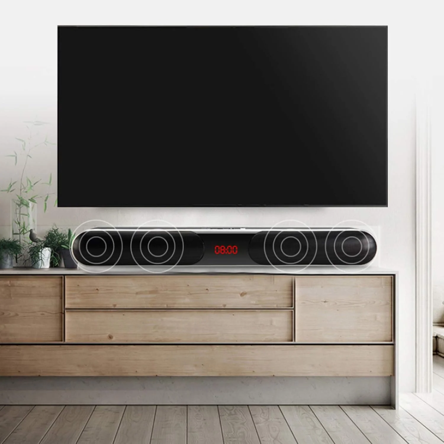 اسپیکر نواری صدای فراگیر سه بعدی، اسپیکر بلوتوثی قابل حمل بی سیم برای تلویزیون، پردازش سیگنال دیجیتال DSP با صدای عالی، حالت های صوتی چندگانه، تنظیم آسان، تک و جدید اسپیکر نواری صدای فراگیر سه بعدی، اسپیکر بلوتوثی قابل حمل بی سیم برای تلویزیون، پردازش سیگنال دیجیتال DSP با صدای عالی، حالت های صوتی چندگانه، تنظیم آسان، تک و جدید