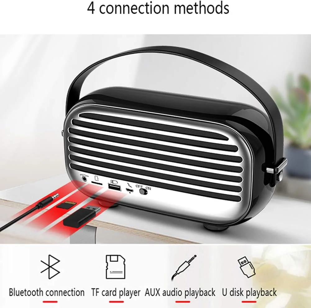 مینی ساندبار ضد آب با بلوتوث 4.2 صدای فراگیر سه بعدی با کیفیت بالا جک صوتی 3.5 میلی متری محدوده فرکانس کامل 360 درجه بلندگوهای دوگانه طراحی قابل حمل و دستی جدید