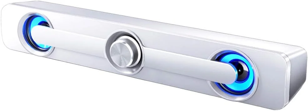 اسپیکر بلوتوثی کوچک و بی‌سیم برای تلویزیون، استریو سه بعدی با کیفیت صدای فوق العاده بالا، اسپیکر بلوتوثی کانال 2.0، جمع و جور و قدرتمند، مشکی مدل جدید