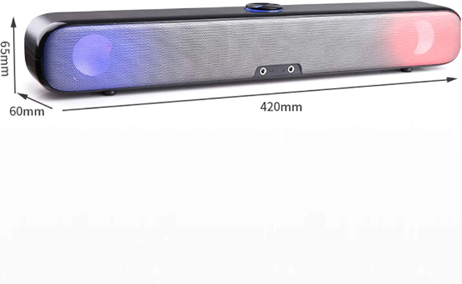 ساندبار کانال 2.0، ساندبار تلویزیون با صدای فراگیر سه بعدی، ساندبار سیمی و بی سیم برای تلویزیون، سیستم سینمای خانگی ساندبار تلویزیون، برای کامپیوتر، موبایل، کامپیوتر رومیزی بلوتوث/AUX/USB مدل جدید