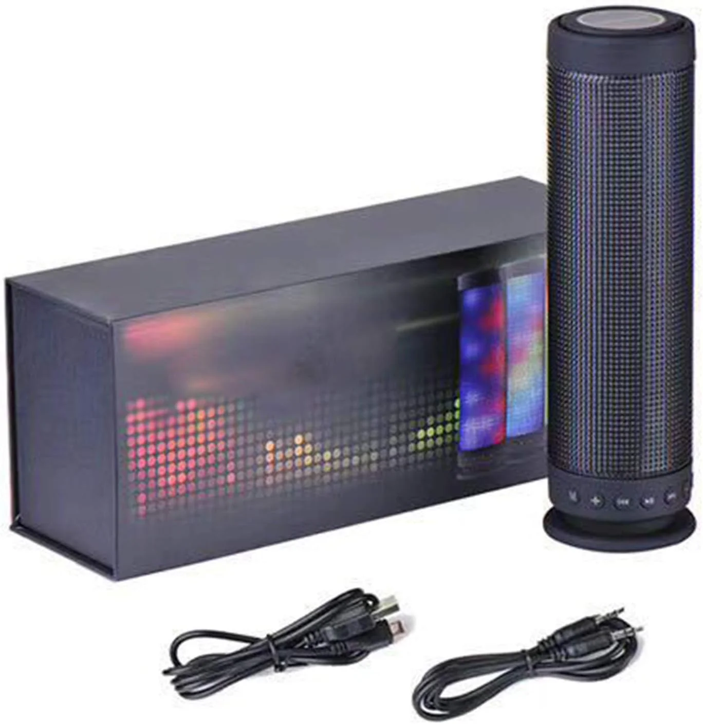 اسپیکر خانگی با نورهای ال ای دی رنگی، بلوتوث 5.0 قدرتمند با جلوه های نورپردازی استیج، پشتیبانی از منبع تغذیه سه بعدی، مناسب برای محیط های مختلف اسپیکر خانگی با نورهای ال ای دی رنگی، بلوتوث 5.0 قدرتمند با جلوه های نورپردازی استیج، پشتیبانی از منبع تغذیه سه بعدی، مناسب برای محیط های مختلف