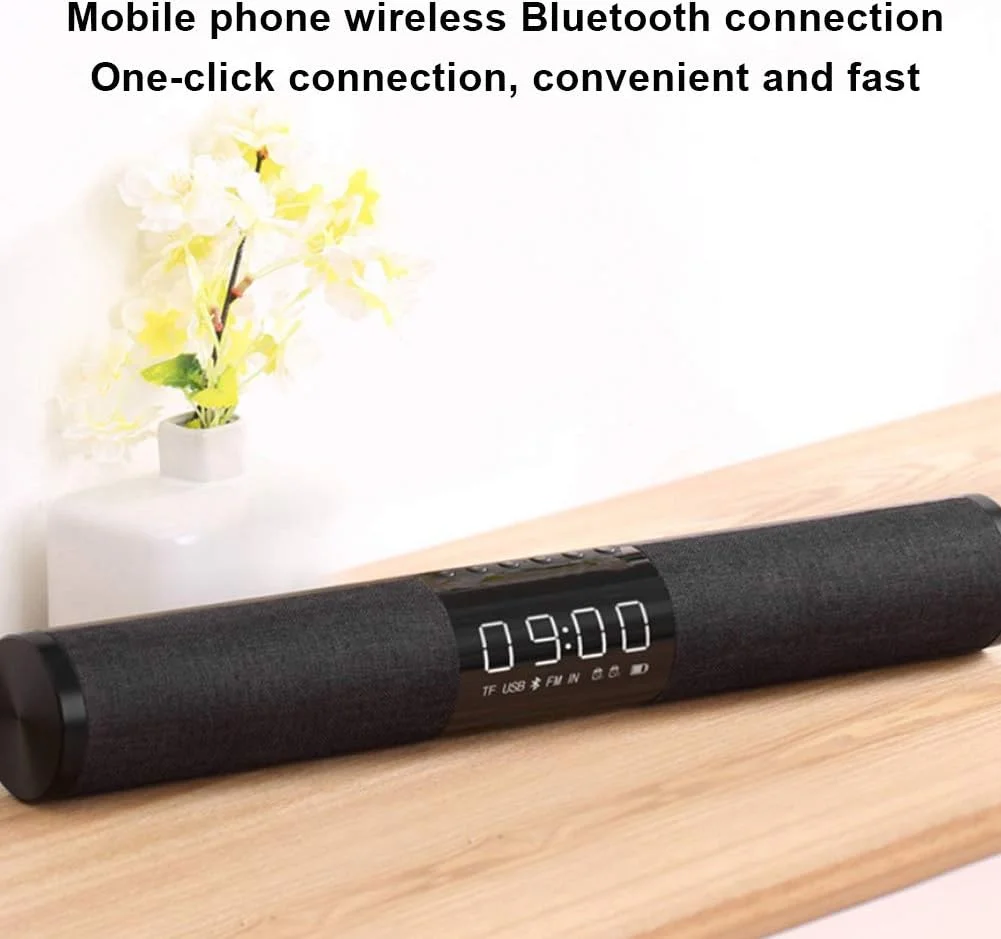 اسپیکر بلوتوثی بی‌سیم مینی سینمایی موبایل با اتصال بلوتوثی بی‌سیم، 4 حالت پخش اصلی، استریو 360 درجه، کاملاً متناسب با شکل تلویزیون، مدل جدید