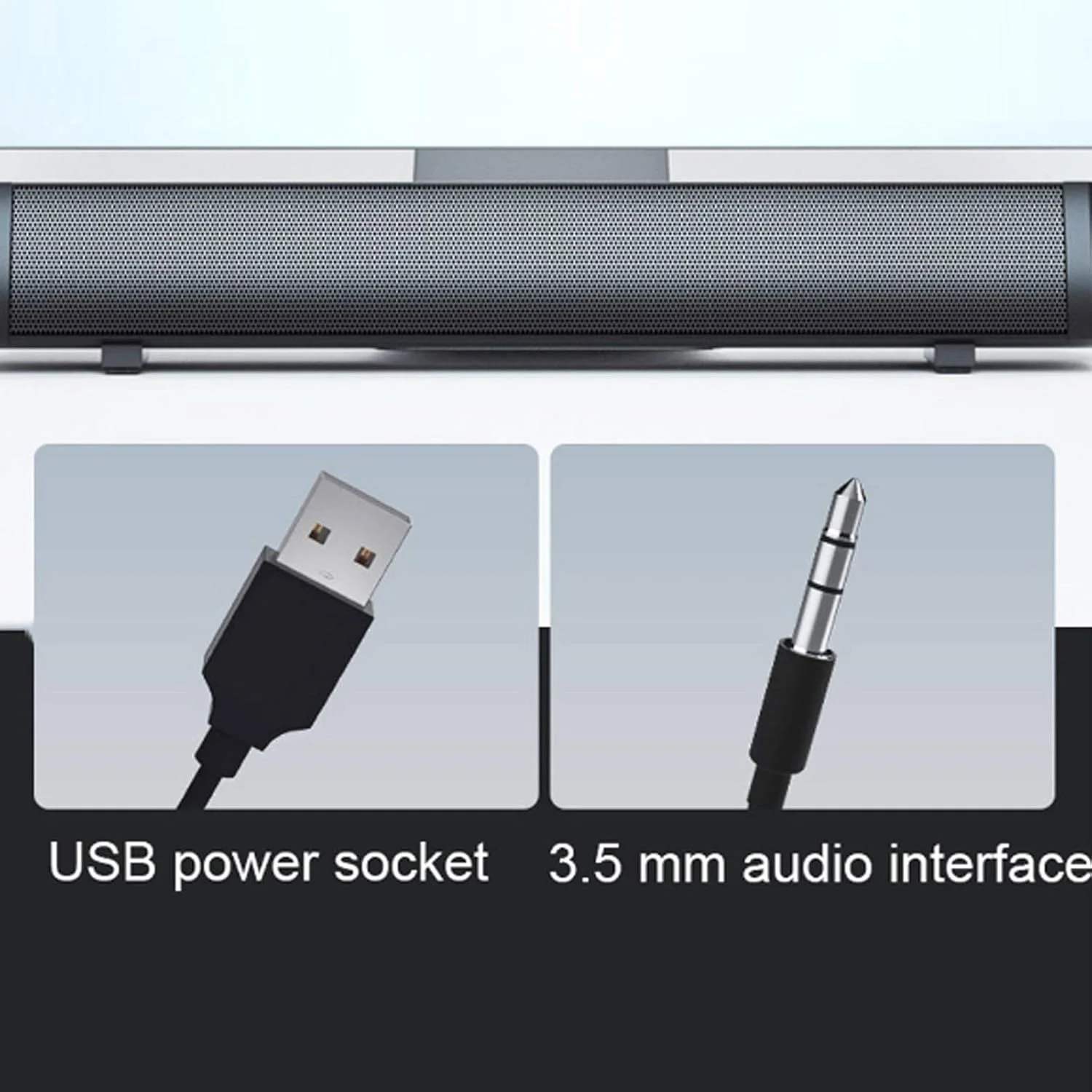 نوار صوتی کامپیوتر صدای فراگیر سه بعدی بلوتوث هوشمند مینی نوار صوتی تلویزیون نوار صوتی بلوتوث مینی کانال های تلویزیون کامپیوتر برای بلندگوی تلویزیون جدید