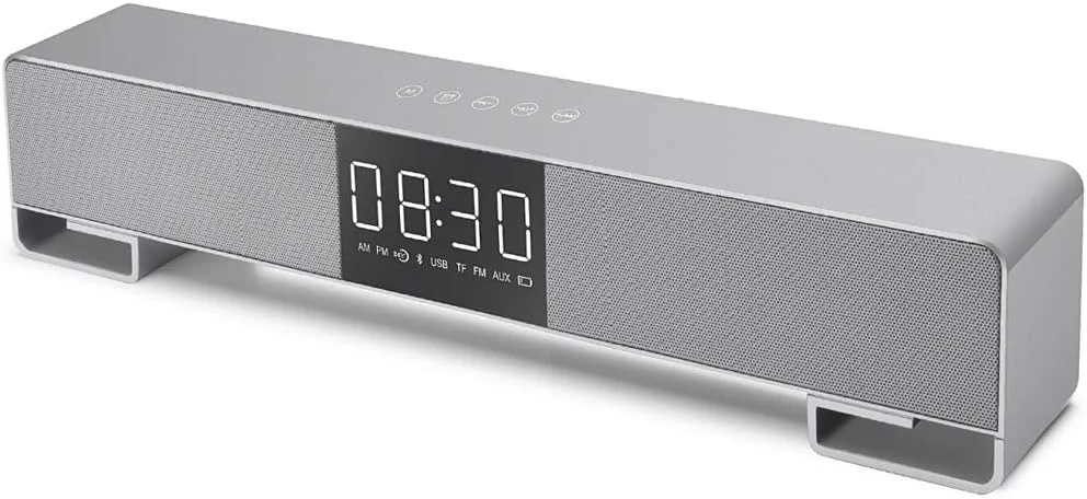 مینی ساندبار بلوتوث با تکنولوژی انتقال موثر 0-10 متری، صفحه لمسی، مینی صوتی قابل حمل، انتقال بی سیم بلوتوث، مدل جدید