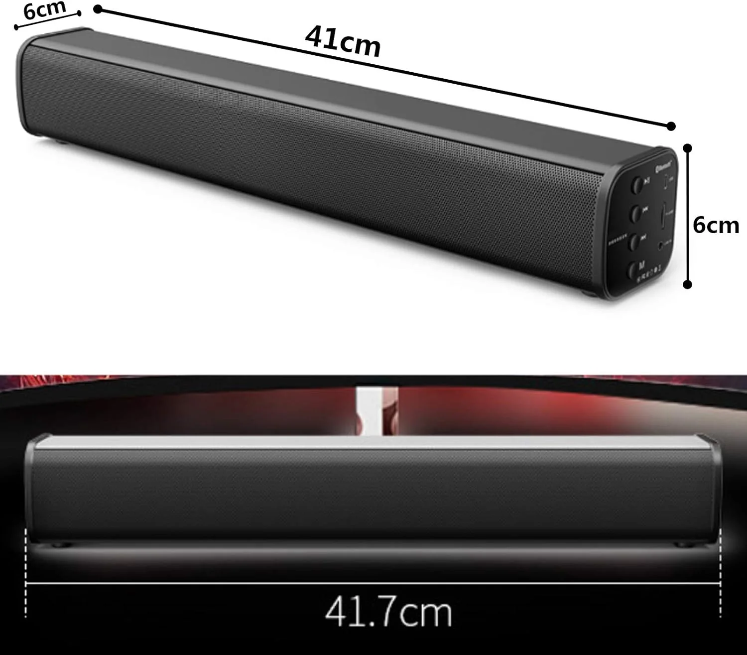 ساندبار بلوتوث 4.0 سیمی و بی سیم برای تلویزیون 2.1، ساندبار با ساب ووفر داخلی، بلندگو برای تلویزیون، سیستم صدای فراگیر سه بعدی با ورودی های hdmi/Optical/Aux/USB مدل جدید ساندبار بلوتوث 4.0 سیمی و بی سیم برای تلویزیون 2.1، ساندبار با ساب ووفر داخلی، بلندگو برای تلویزیون، سیستم صدای فراگیر سه بعدی با ورودی های hdmi/Optical/Aux/USB مدل جدید