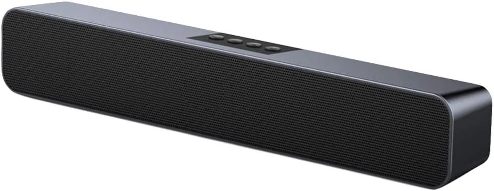 اسپیکر بلوتوثی بی‌سیم مینی ساندبار سینمایی صدای فراگیر 360 درجه واقعی اتصال بی‌سیم و سیمی طراحی منحصربه‌فرد و مناسب برای فعالیت‌های خارج از منزل مدل جدید