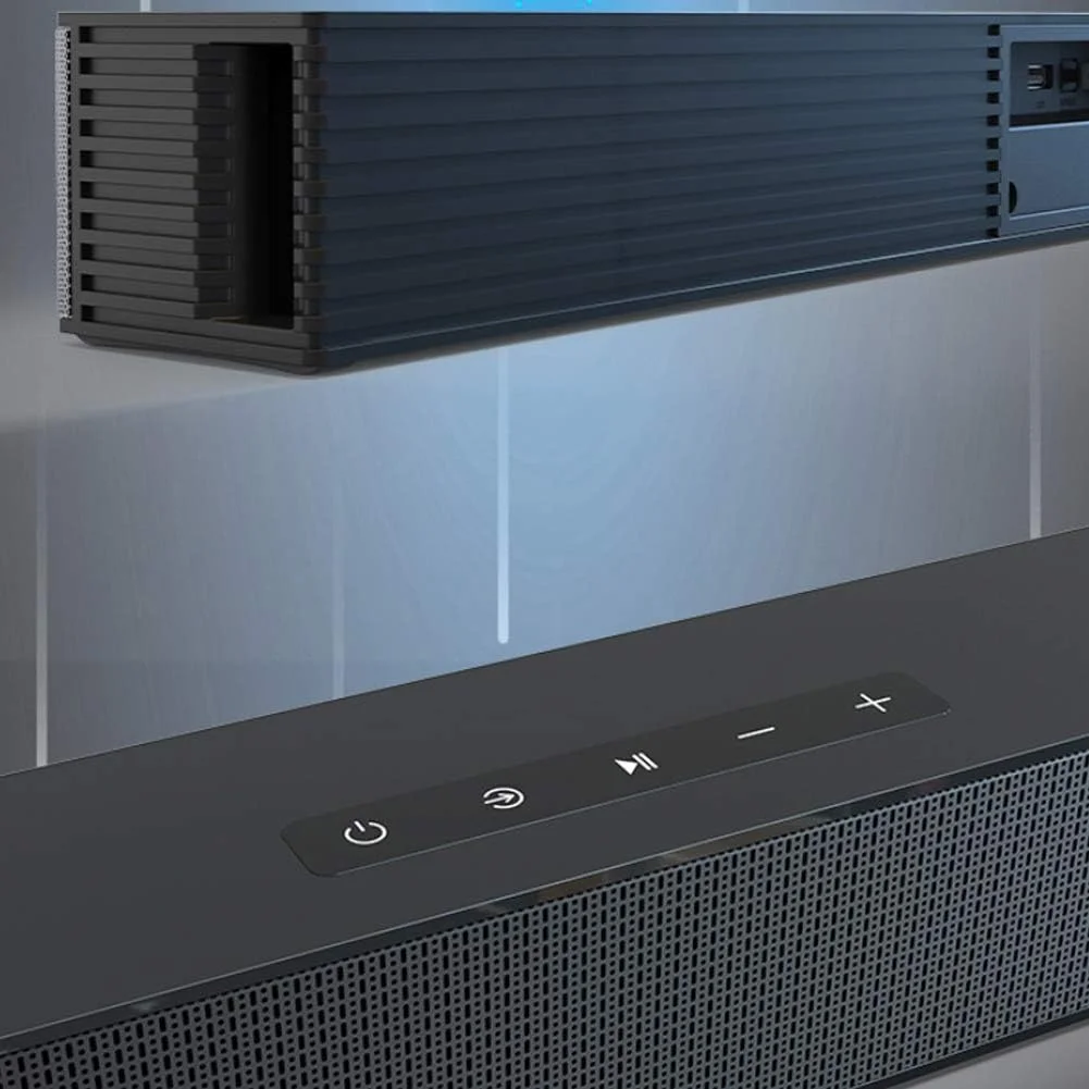 اسپیکر بلوتوثی قابل حمل نوار صوتی برای اتصال بی‌سیم و بلوتوث 5.0، اسپیکر بلوتوثی خانگی ساده و زیبا با قابلیت نصب دیواری