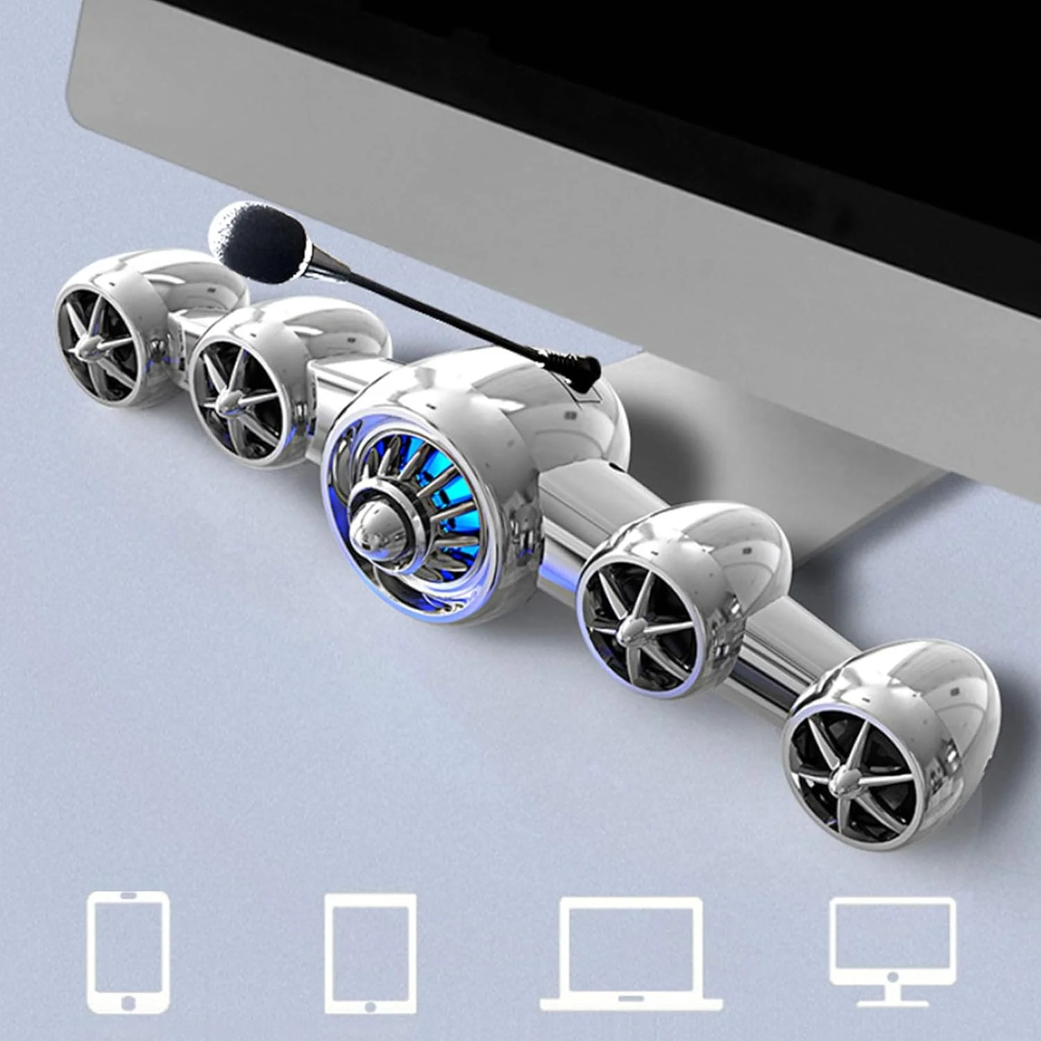 نوار صوتی سیمی و بی سیم، نوار صوتی تلویزیون بلوتوث 5.1 با ساب ووفر، صدای فراگیر 2.1 قابل تنظیم باس، بلندگو برای تلویزیون، قابل نصب روی دیوار، HDMI/Optical/Aux/USB، مشکی جدید