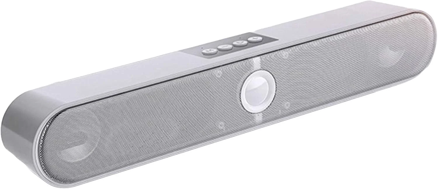 اسپیکر نواری صدا برای تلویزیون، اسپیکر نواری صدا بلوتوث 5.0، سازگار با بلوتوث، حالت فراگیر سه بعدی، حالت بازی، اسپیکر نواری صدا برای کامپیوتر رومیزی تلفن همراه تلویزیون، اسپیکر نواری هوشمند جمع و جور، مشکی جدید