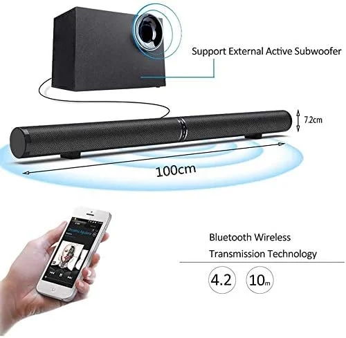 اسپیکر ساندبار خانگی صدای فراگیر سه بعدی بلوتوث 4.2 کیفیت صدای فوق العاده بالا استریو Hi-Fi 360 درجه نشانگرهای LED حالت های مختلف را نشان می دهند مدل جدید اسپیکر ساندبار خانگی صدای فراگیر سه بعدی بلوتوث 4.2 کیفیت صدای فوق العاده بالا استریو Hi-Fi 360 درجه نشانگرهای LED حالت های مختلف را نشان می دهند مدل جدید