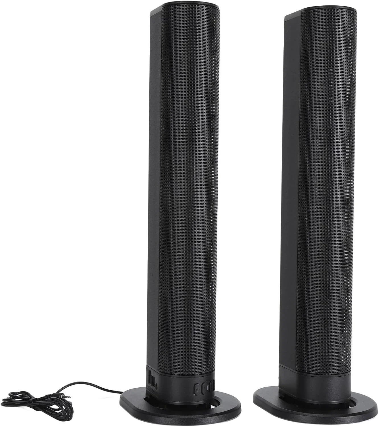 اسپیکر ساندبار تلویزیون Goshyda، ساندبارهای جداشدنی 2 در 1 با ساب ووفر، سیستم بلندگوی صدای فراگیر 40 واتی بلوتوث 5.3 برای صوتی خانگی تلویزیون کامپیوتر