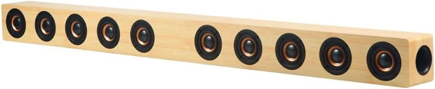 اسپیکر نواری سیستم صوتی سینمای خانگی، اسپیکرهای بی سیم بلوتوثی، اسپیکر تلویزیون برای کامپیوتر، ساندبار تلویزیون، سوپر باس، ساب ووفر بزرگ، بوم باکس صدا برای تلویزیون با بلوتوث (رنگ کرم D90)