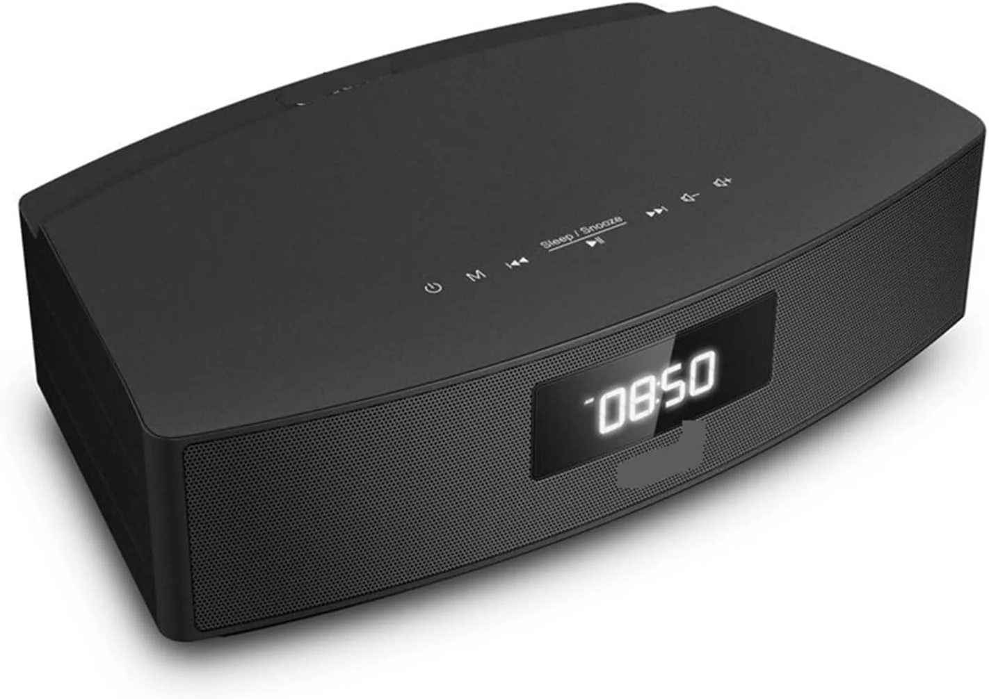 سیستم اسپیکر بلوتوث HiFi ساندبار سینمای خانگی برای تلویزیون اتاق خواب با رادیو FM و ساعت زنگ دار